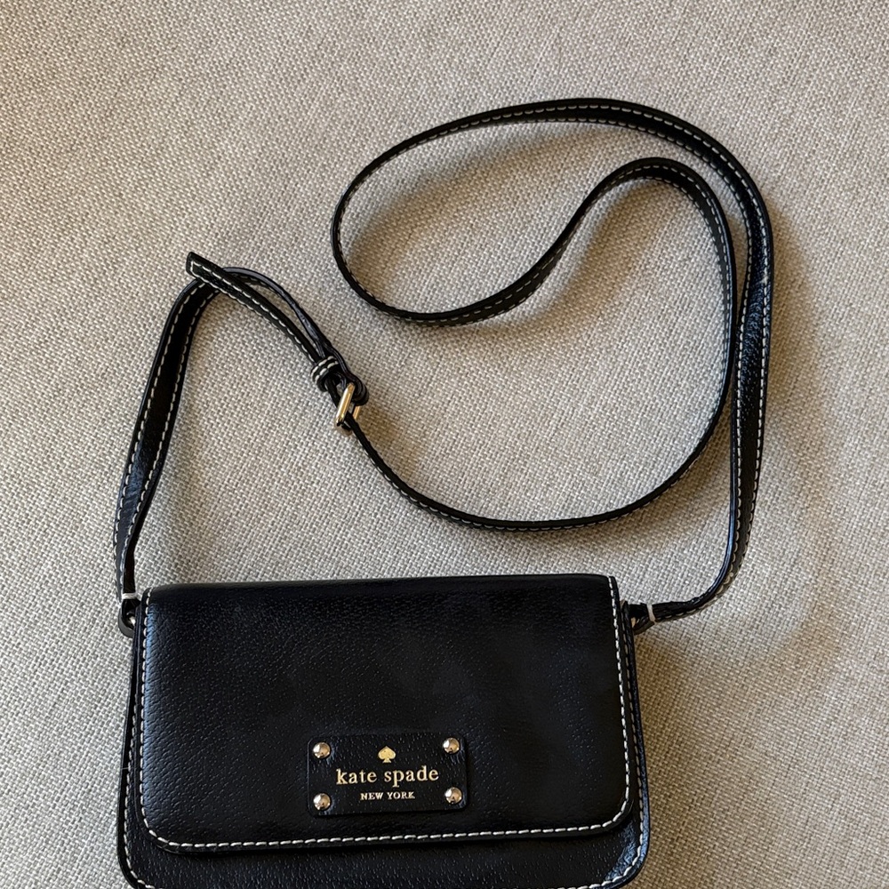 Kate Spade Elegant Black Crossbody Bag